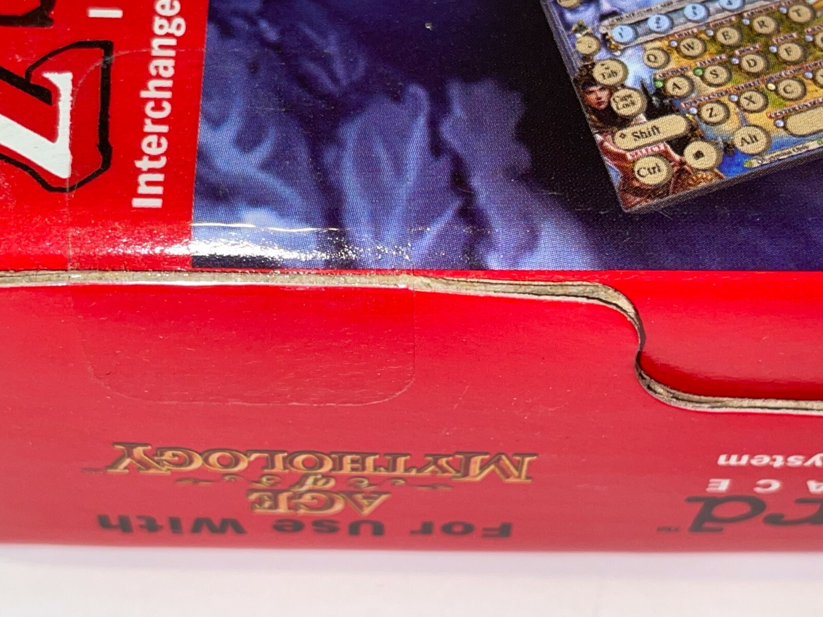 Age of Mythology Zboard Limited Edition Gaming Keyboard Keyset NEW