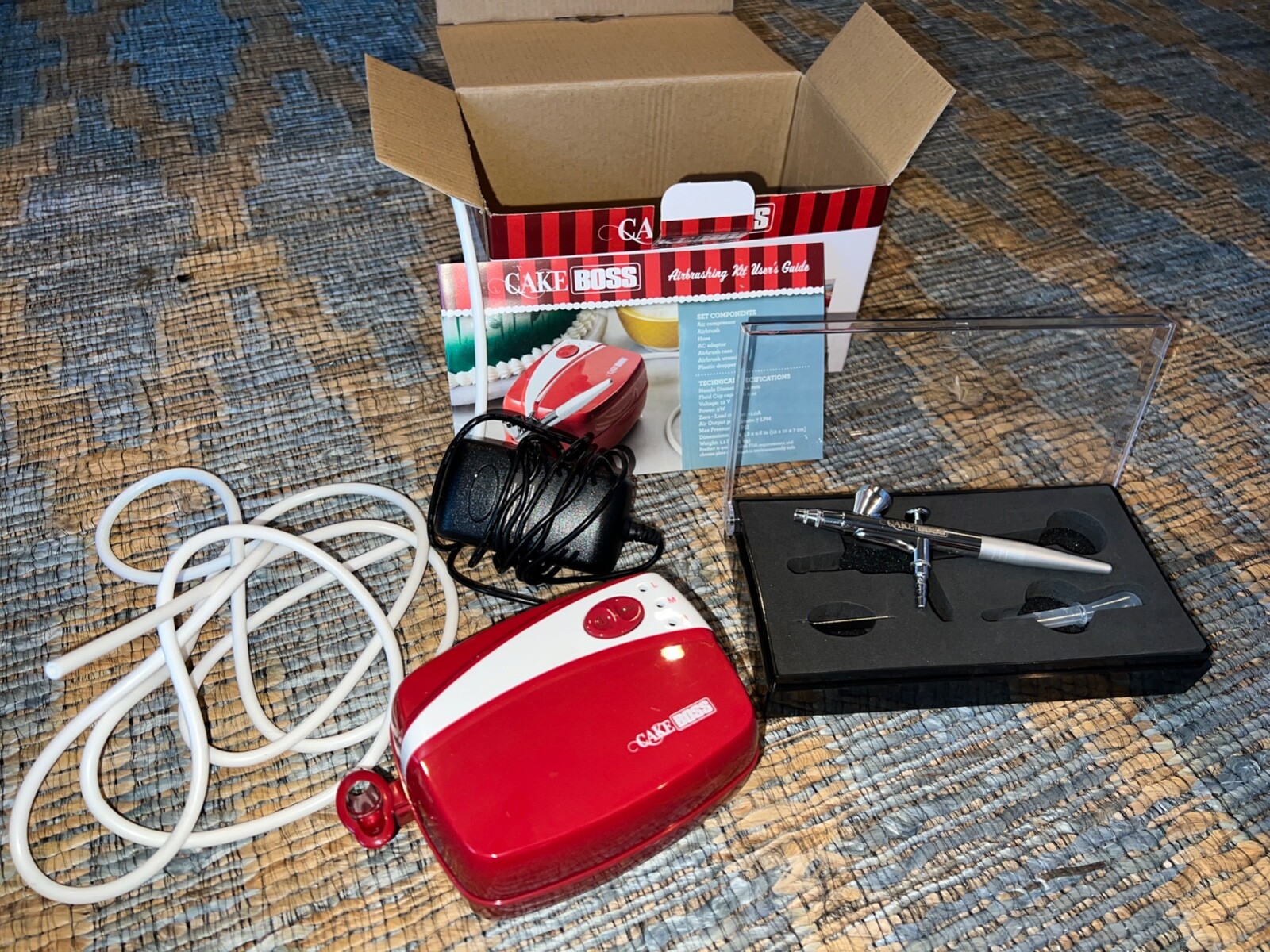 Cake Boss Cake Airbrushing Kit with Compressor Excellent Condition eBay