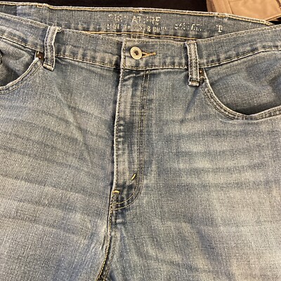 MEN'S LEVIS SIGNATURE 561 RELAX FIT STRTLEG BLUE DENIM JNS SIZE 38X 34 Black Tag