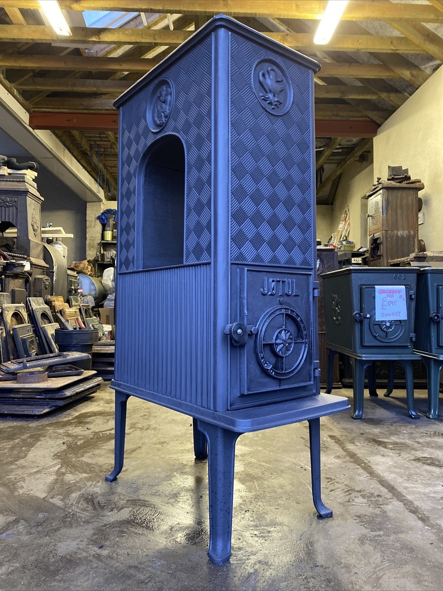 Jotul 606 Classic Cast Iron Wood Burning Stove Matt Black 5” Rear Flue Exit  #1 | eBay