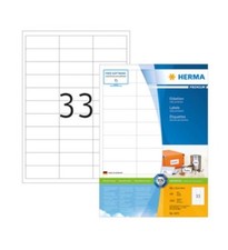 Herma 4275 Etiketten PREMIUM, 66 x 25, 4 mm, weiß (4008705042758)