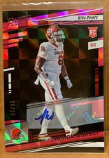 2022 Prestige Perrion Winfrey RC Auto Pink Xtra Points Cleveland Browns 16/25