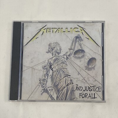 Metallica - And Justice For All (1988 CD) Heavy Metal 75596081221