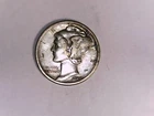 U S 1944 Mercury Silver 10c Fine