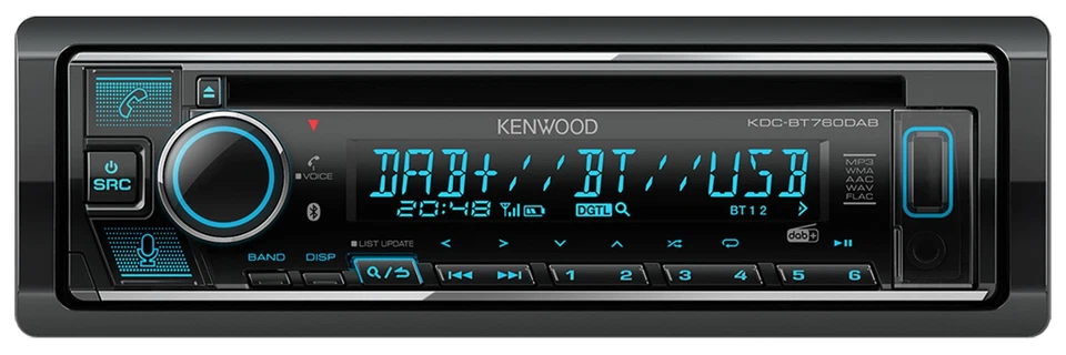 Kenwood Lenkrad Bluetooth DAB USB CD Autoradio für Renault Megane 3 2012-2014 gr - Bild 2 von 4