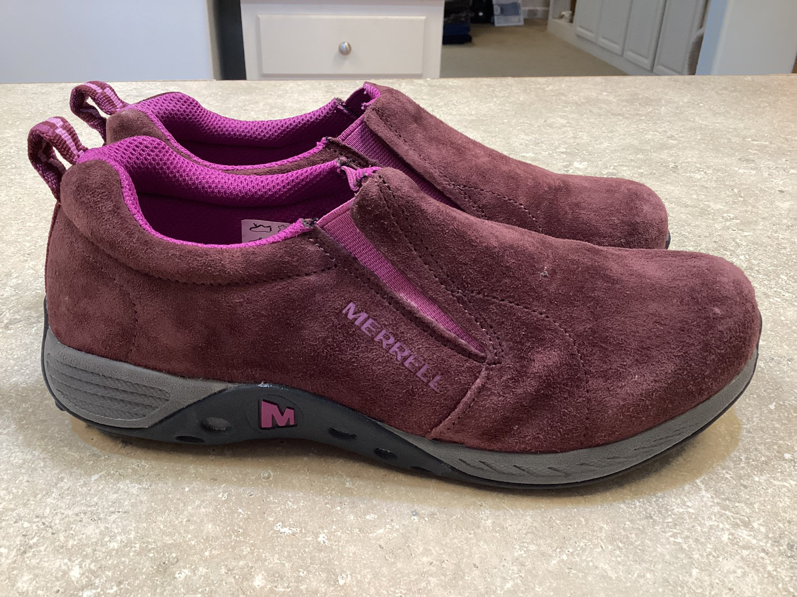 Merrell Donna TG 7 Punta Tonda Performance Jungle Moc Sport Viola Escursionismo