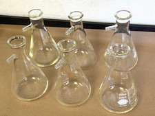 LOT OF 6: KIMBLE FILTERING FLASK 27060 500ML KIMAX