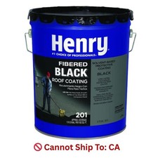201 Fibered Black Asphalt Roof Coating 4.75 Gal.