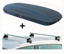 Dachbox CA480L carbonlook+Dachträger CRV107A für für Mercedes GLA 5Türer ab 14 Dachbox CA480L carbonlook+Dachträger CRV107A für für Mercedes GLA 5Türer ab 14