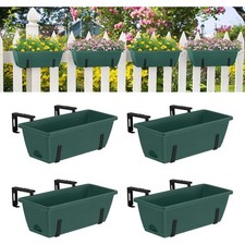 Adjustable Railing Planter Boxes Set of Four