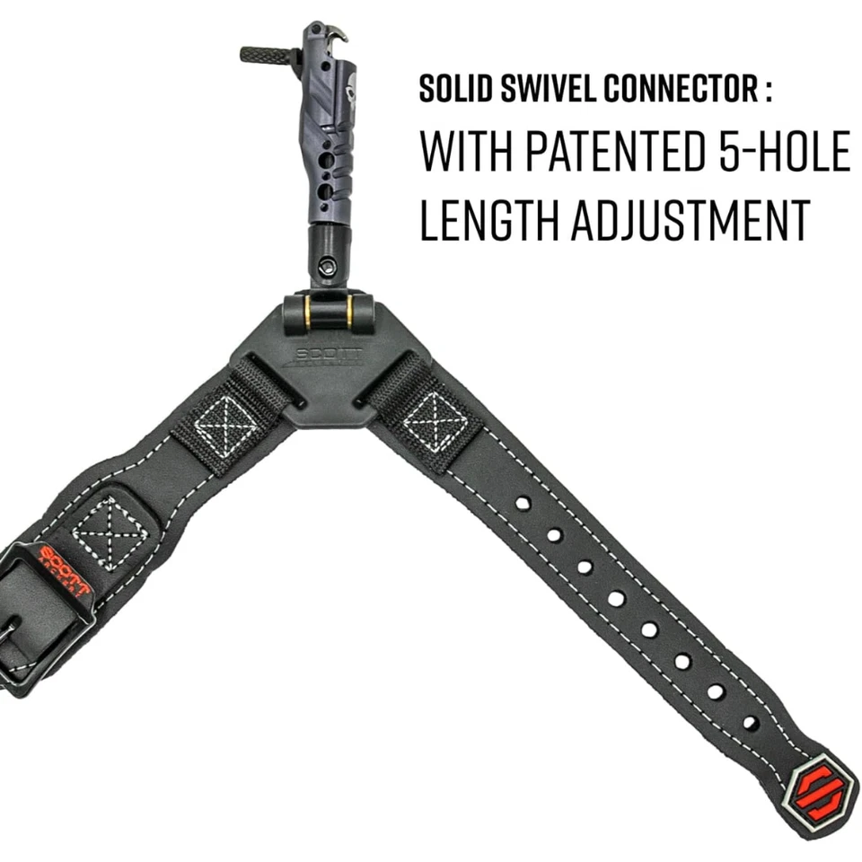 Scott Archery “Ghost” Wrist Strap Release Adjustable Travel (4006BSBK) Black NEW - Image 4 of 4
