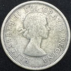 Canada - 1953 - 25 Cents - 80% Silver Canadian Coin - Queen Elizabeth II