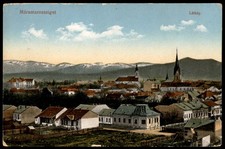 Romania Old Postcard Sighetu Marmatiei Maramarossziget Landscape