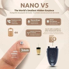 2026 New Spy Earpiece In-ear Ultra Invisible Hidden Wireless Covert