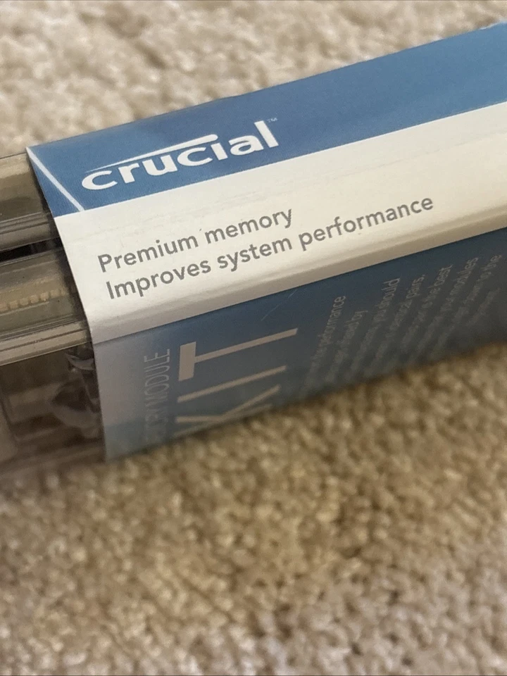 2x Crucial Memory Module 1GB 184-Pin UNBUFF DIMM 128MX6 CT12864Z40B. K16TY - Image 4 of 4