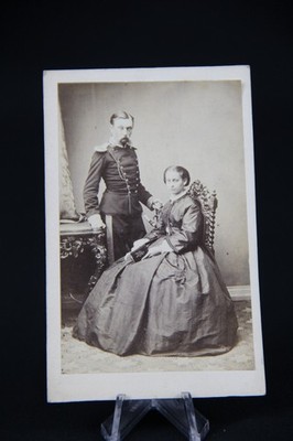CDV Soldat Königreich Bayern Fotografie Portrait Baron Dietfurth Bamberg 1866