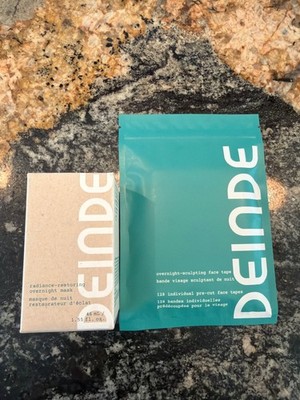 Deinde Overnight Mask Face Tape Skincare Beauty Bundle 46mL 128 Tapes