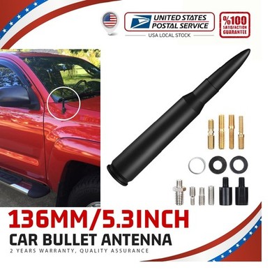 Black 5.3'' Car Radio Antenna Mast Fit For Ford F150 F-250 2009-2022
