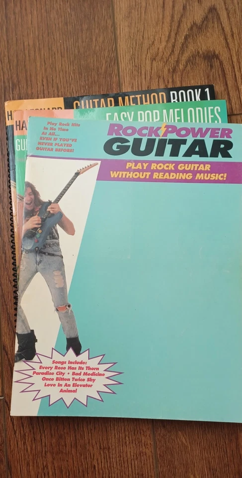 Lot Of Four Guitar Books, Hal Leonard Method, Travis-Style, Rock Power Guitar - Image 2 of 4