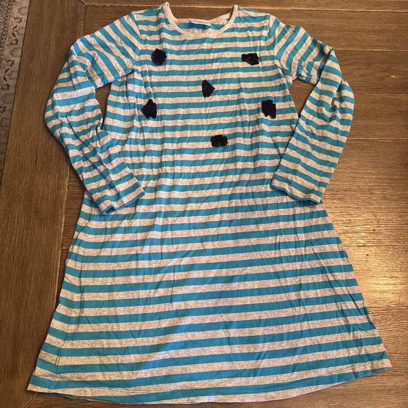 Hannah Anderson Girls Striped Dress Size 150