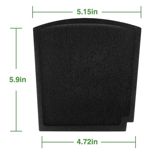 04234G Filtres à Carbone de Remplacement à Air Compatible 6 Comptes (Pack de 1), Pack de 6 - Photo 2/7