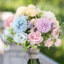 1-4 Bouquet Silk Peony Artificial Hydrangea Flowers Party Wedding Home Decor new