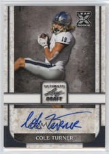 2022 Leaf Ultimate Draft Cole Turner #BA-CT1 Auto 4g8