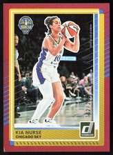 2025 Donruss WNBA #6 Kia Nurse Red 782/299 Chicago Sky Basketball Card