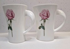 Fine Bone China Floral Mug – Made in England – Vintage Cottagecore Décor