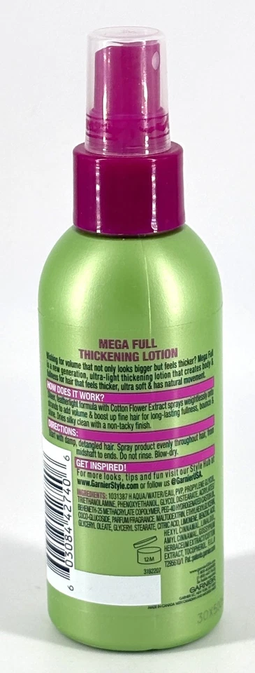 Garnier Fructis Style Mega Full Thickening Lotion 5.0 oz - Extra Strong Hold - Image 2 of 2