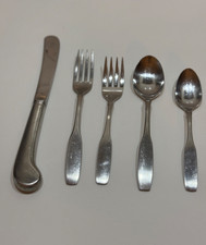 5 Piece Vintage Oneida Community Paul Revere 18/8 Stainless Flatware Place Set