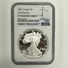 2022-S $1 Proof American Silver Eagle NGC PF70 Early Releases