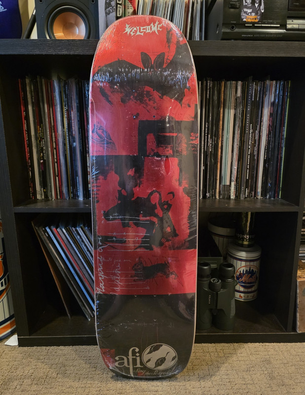 Welcome AFI Sing the Sorrow 20th Anniversary Skateboard Deck Red/Black