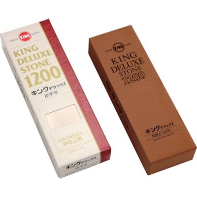 King 300036 Deluxe No.1200 Standard Medium Whetstone 207x66x34mm Japan New