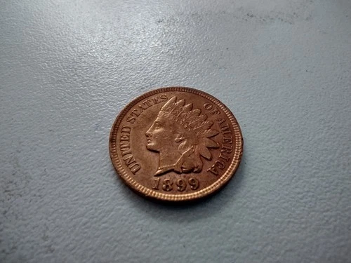 1899 Indian Head Penny In BU Condition Beautiful Coin Rare Find See Pics