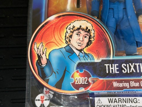 2009 SDCC DOCTOR WHO SIXTH DOCTOR REAL TIME BLUE COAT Exclusive Colin Baker - Picture 6 of 8