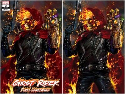 GHOST RIDER: FINAL VENGEANCE #2 LUCIO PARRILLO EXCLUSIVE HOOD VARIANT SET 