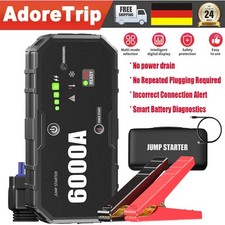 AdoreTrip 6000A Auto KFZ PKW Starthilfe Jump Starter Ladeger&auml;t Booster Powerbank