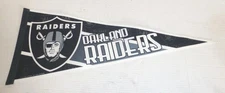 VTG Oakland Raiders 29.5"x12" Pennant by Rico Industries Tag Express PLEASE READ