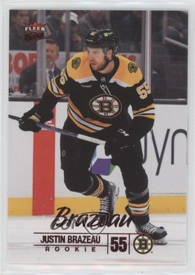 2024 Upper Deck Fleer Ultra Rookies Red Foil 84/94 Justin Brazeau Rookie RC 2d8