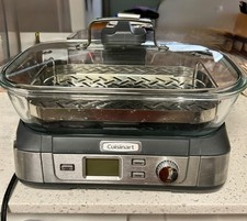 Cuisinart Stm-1000 Cookfresh Digital Glass Kitchen Steamer Stainless Steel