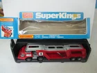 Matchbox Lesney Superkings K-10 Car Transporter- red, RARE "4" LABEL, boxed