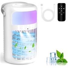 2025 Ultra-Quiet 4-in-1 Portable Air Conditioner with Remote Control - Black