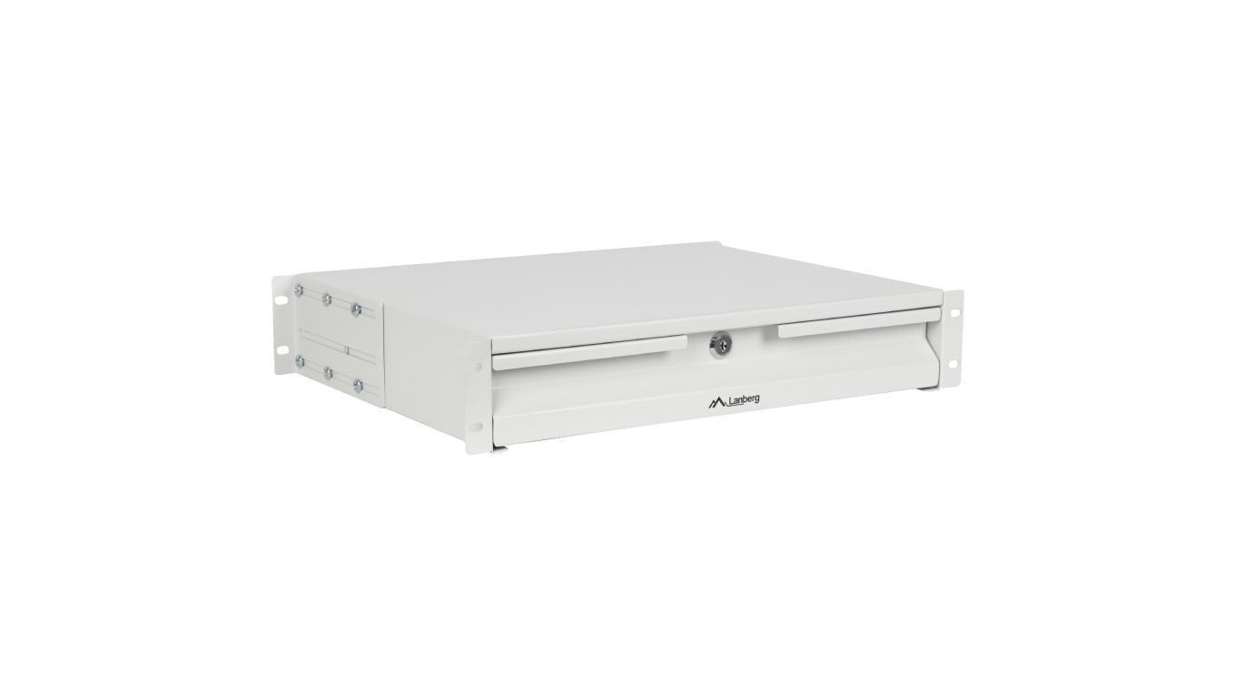 Drawer with Lock for Rack 19 2U 360mm Grey for AK-2001-S