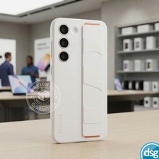 Genuine Samsung Galaxy S23+ Silicone Grip Phone Case Cover White Official