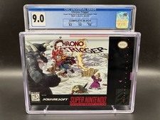 Authentic Graded CGC 9.0 Chrono Trigger SNES 1995 Super Nintendo CIB All inserts