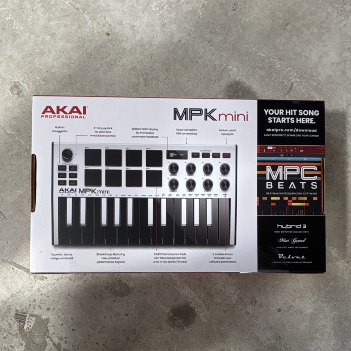 Akai Professional MPK mini Special Edition White MIDI Keyboard 25