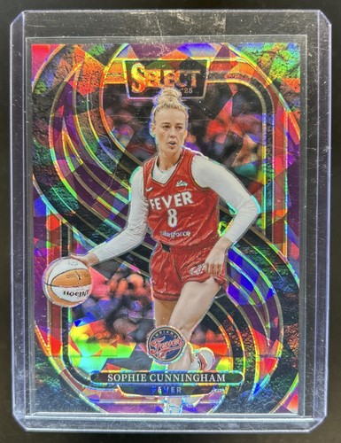 2025 Panini WNBA Select Sophie Cunningham Premier Level Purple Ice Prizm #/149