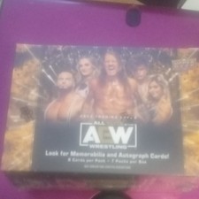Upper Deck 2020 AEW Sealed Trading Card Box 56 Cards Auto/Mem