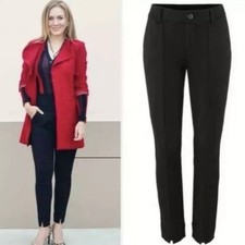 CAbi Agency Trouser 3573, Size 6, Black, Higher rise, Inseam 28", Little use